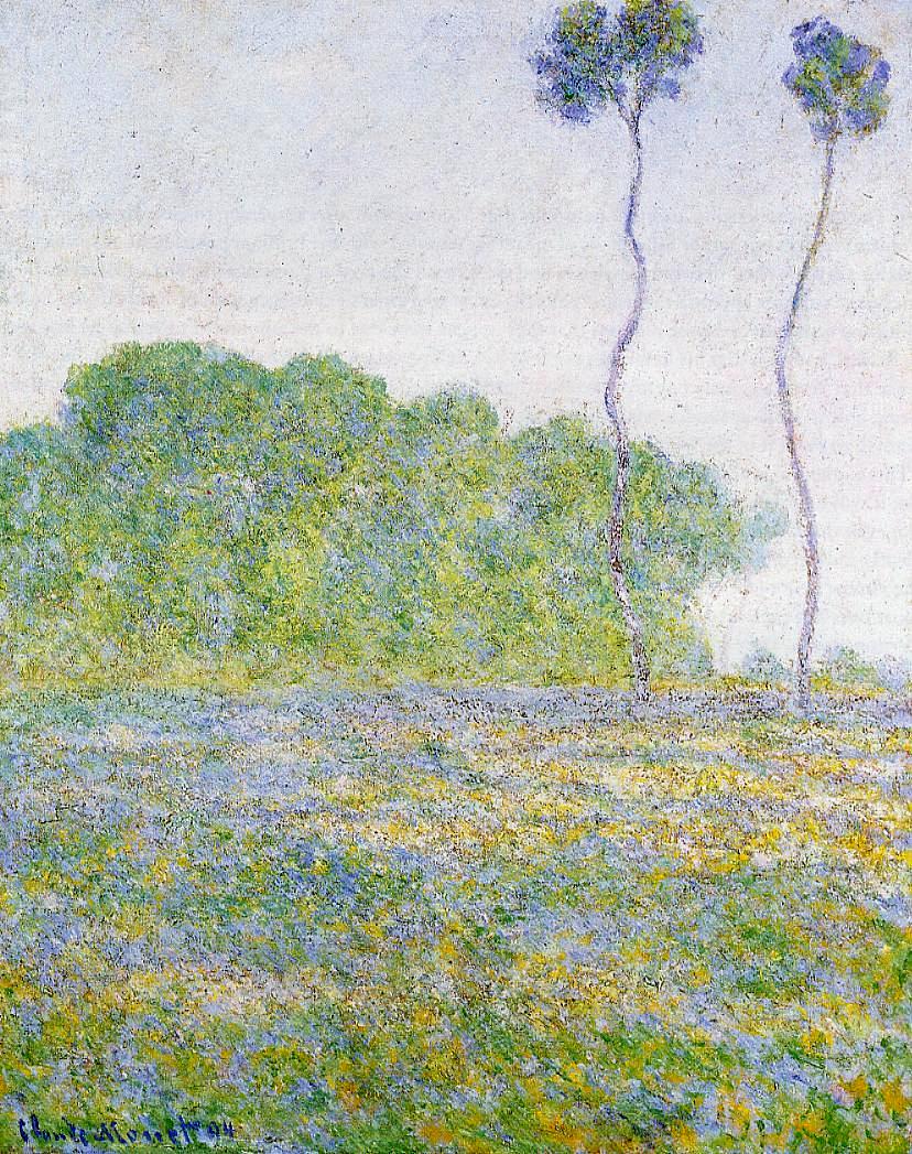 Springtime. Meadow at Giverny 1894